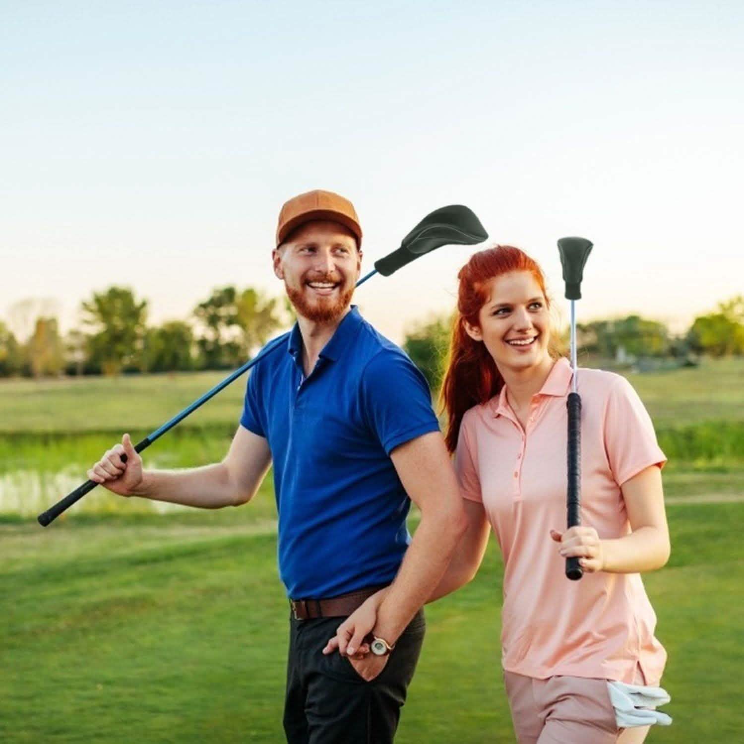 3-Piece: Long Neck Mesh Golf Club Head Cover DailySale
