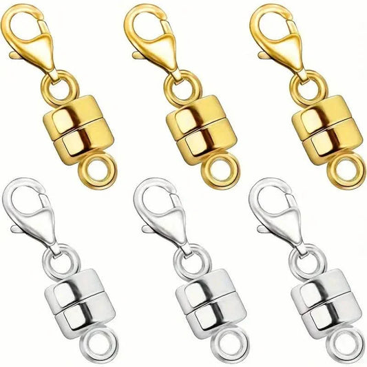 3-Piece: Magnetic Lobster Clasp Necklace Converter with Strong Magnetic Closure DailySale