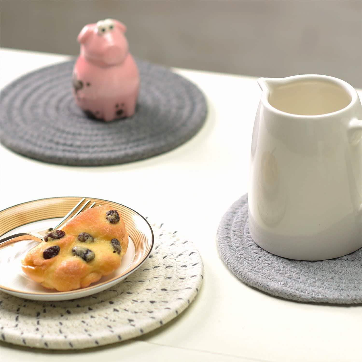 3-Piece Set: 100% Pure Cotton Thread Weave Hot Pot Holders DailySale