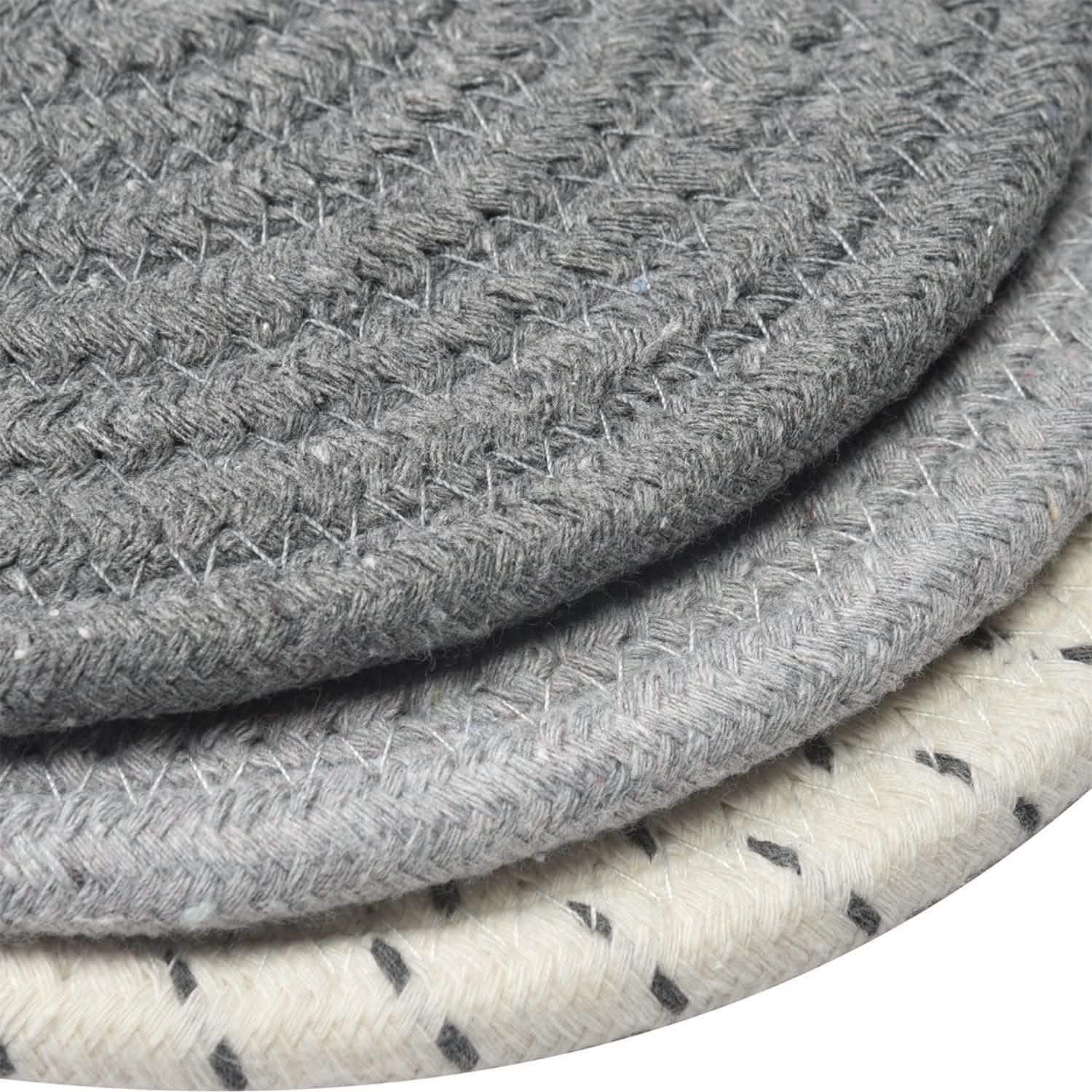 3-Piece Set: 100% Pure Cotton Thread Weave Hot Pot Holders DailySale