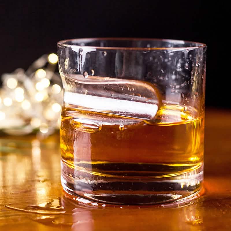 3-Piece Set: Cigar-Holding Whiskey Glasses with Cigar Cutter DailySale