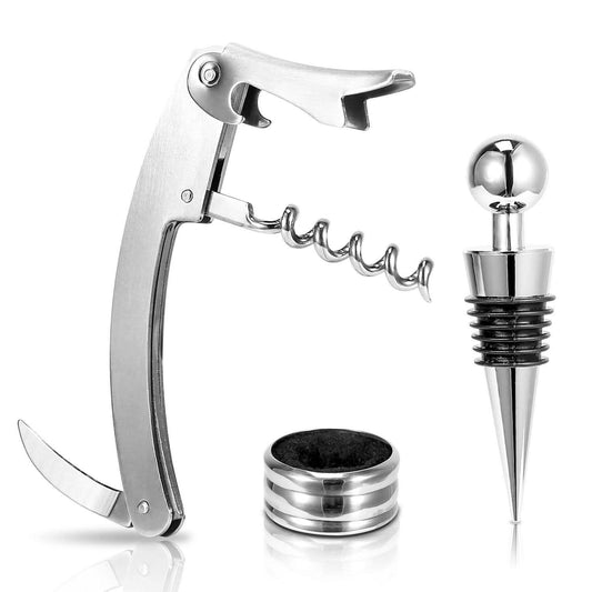 3-Piece Set: Corkscrew Bottle Opener Set DailySale