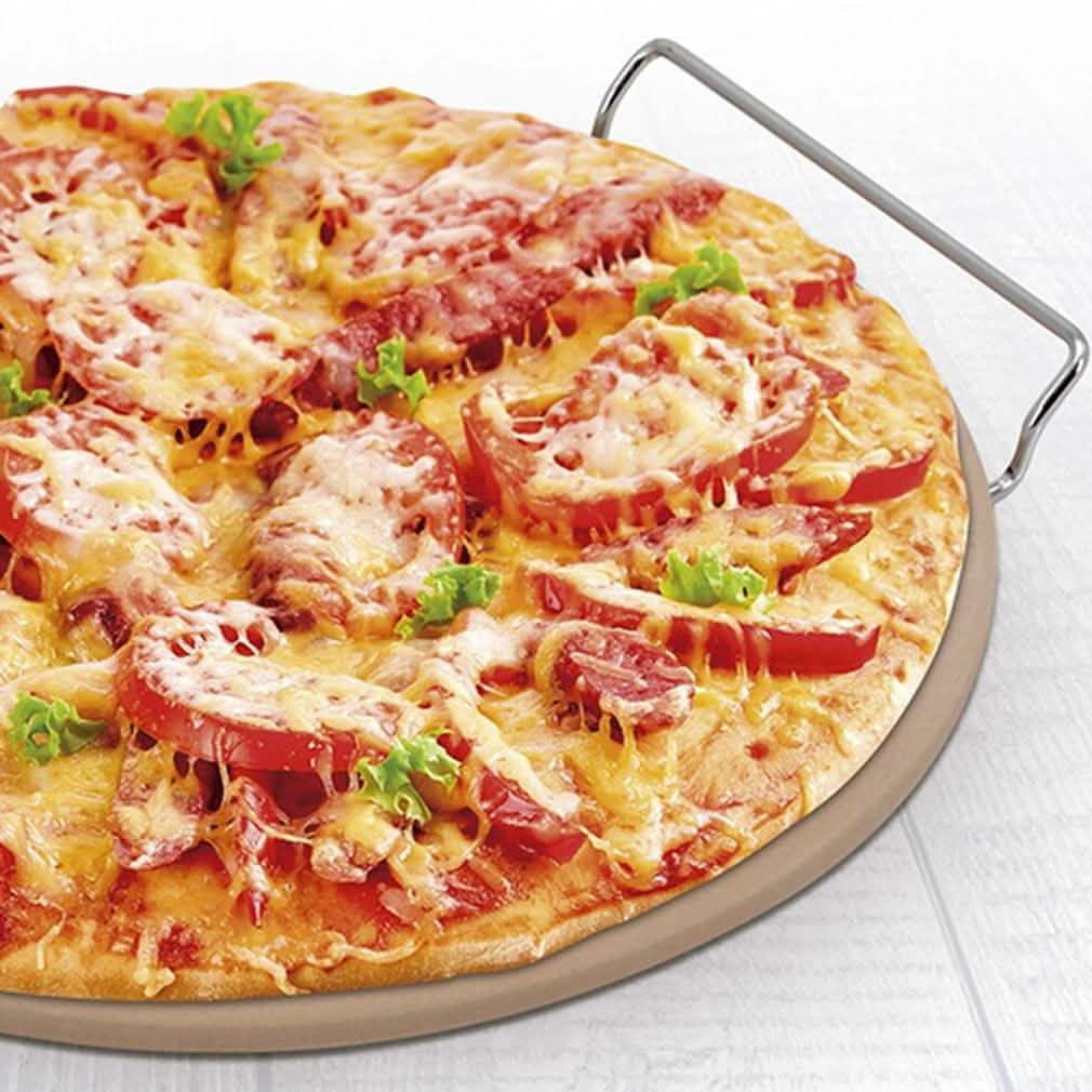 3-Piece Set: Deluxe Pizza Stone and Cutter Set DailySale