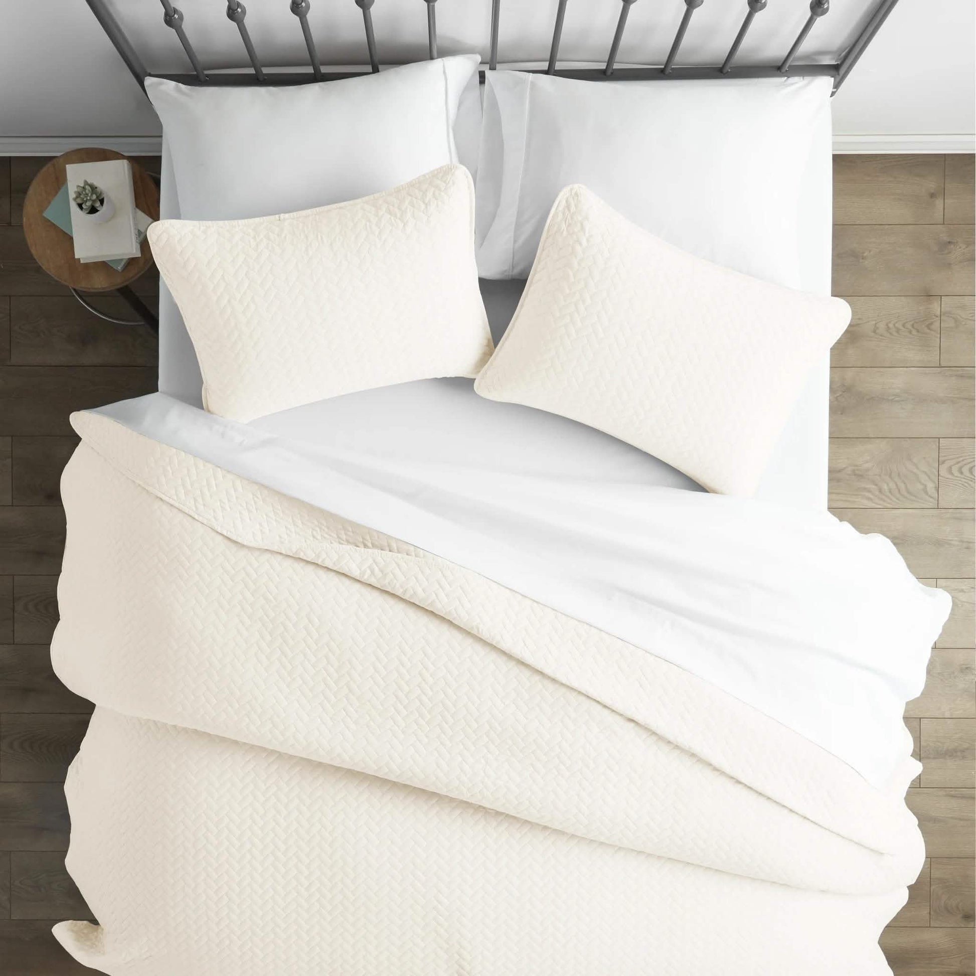 3-Piece Set: Herring Quilted Coverlet DailySale