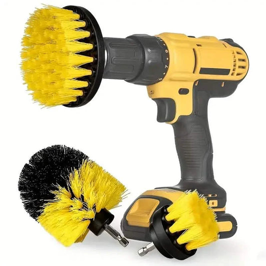 3-Piece Set: Power Scrubber Wash Cleaning Brushes Tool Kit DailySale