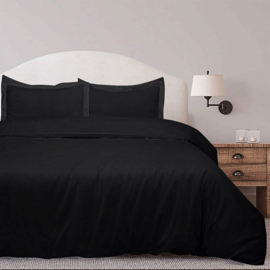 3-Piece Set: Royal Linens Double Brushed Full Duvet Covers With Zipper Closure DailySale