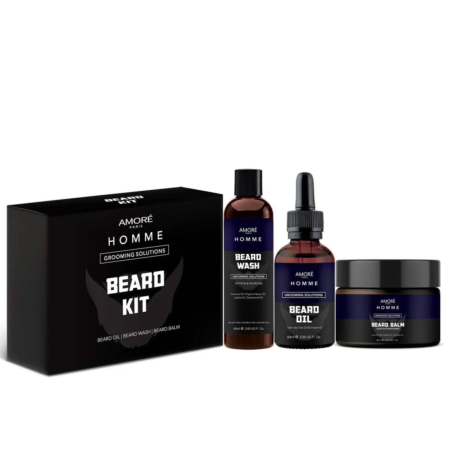 3-Piece Set: Ultimate Beard Care And Grooming Kit DailySale