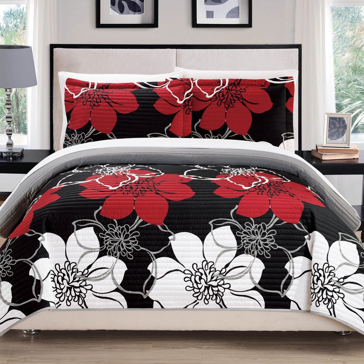 3-Piece Set: Woodside Twin, Queen or King Bedding Quilt Set DailySale