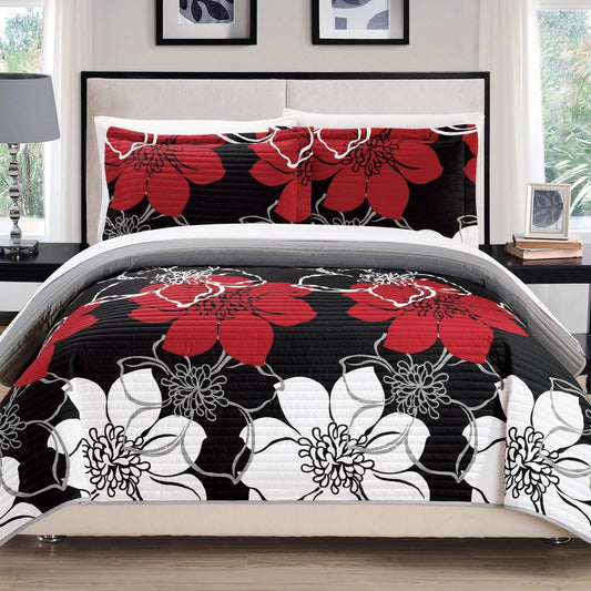 3-Piece Set: Woodside Twin, Queen or King Bedding Quilt Set DailySale