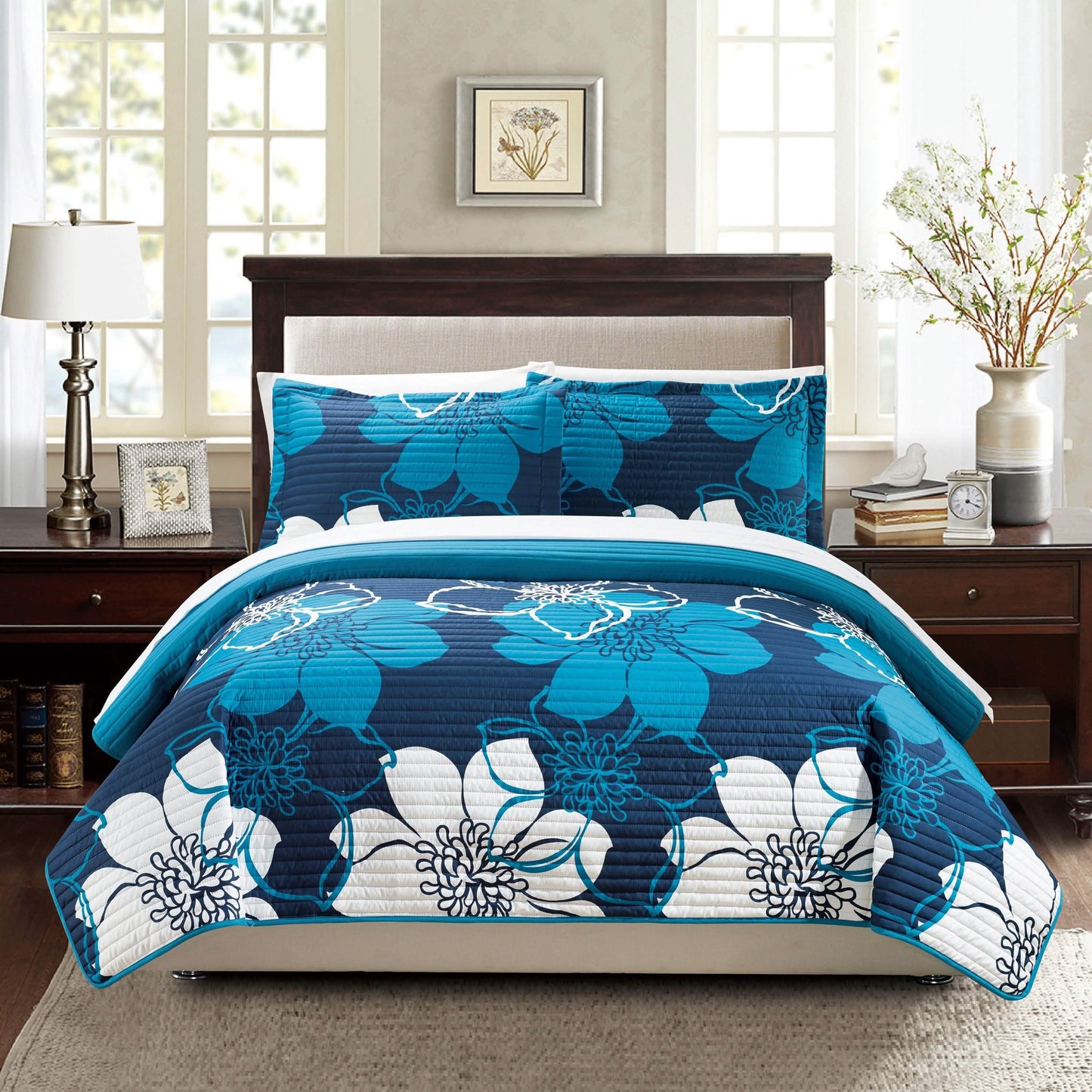 3-Piece Set: Woodside Twin, Queen or King Bedding Quilt Set DailySale