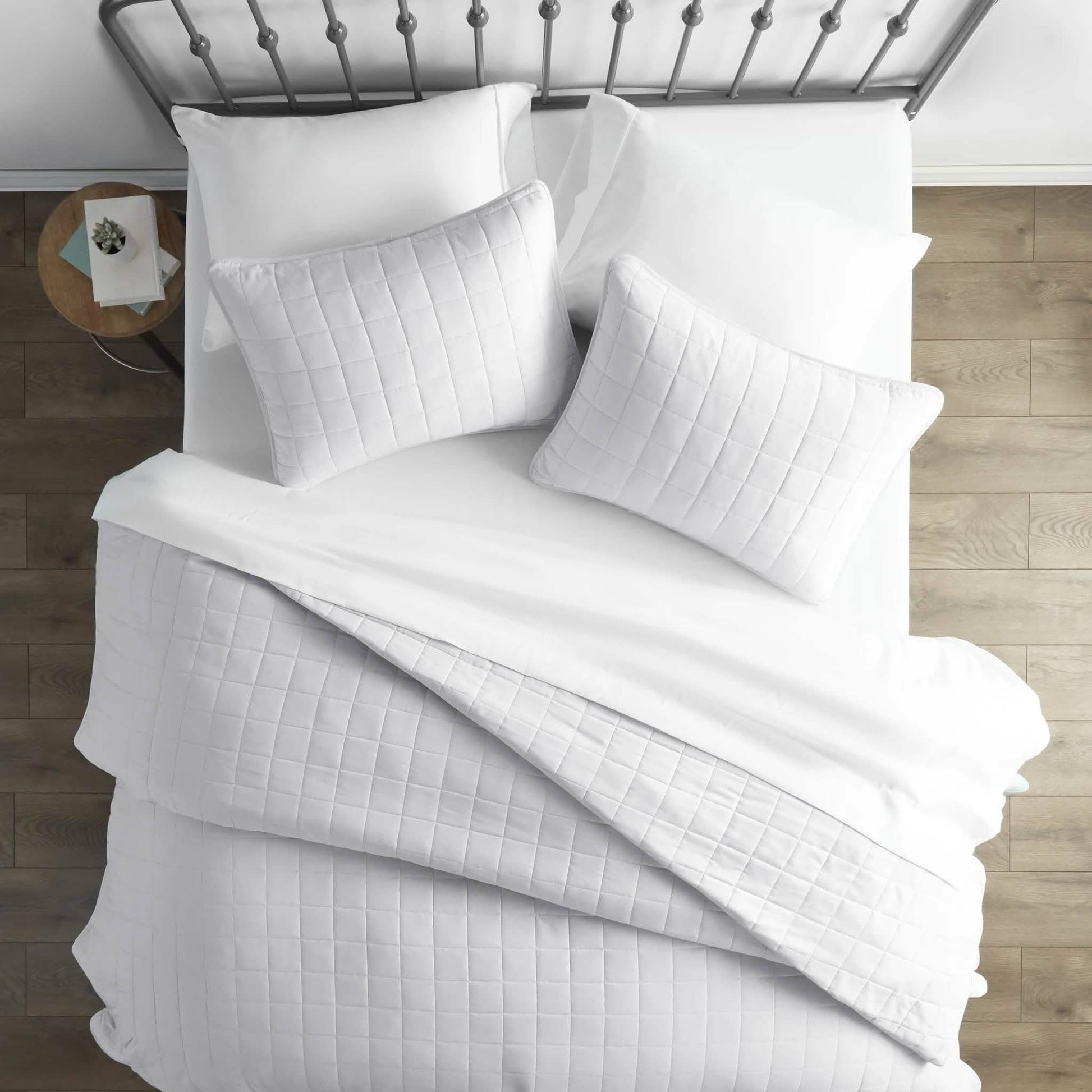 3-Piece: Square Quilted Coverlet Set DailySale