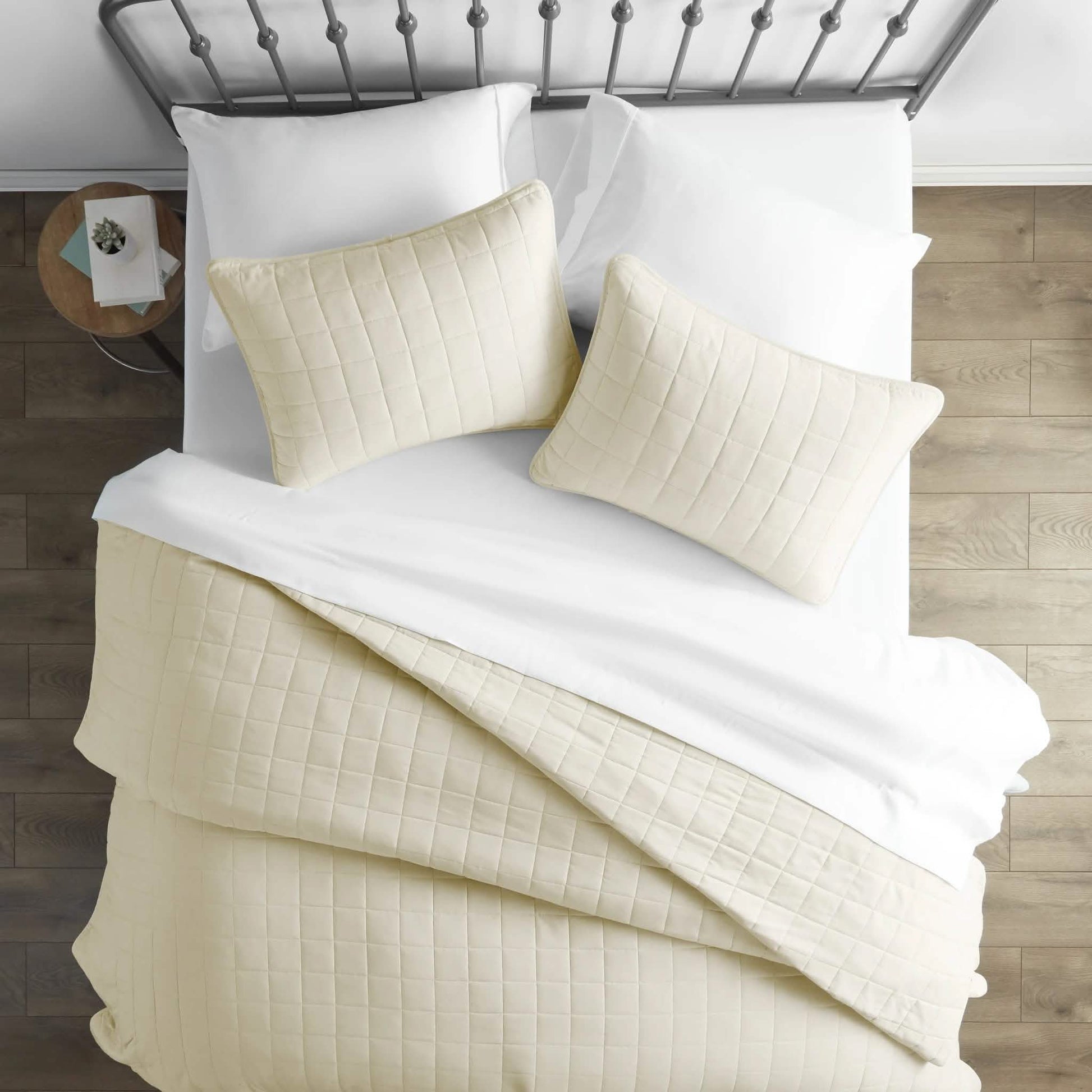 3-Piece: Square Quilted Coverlet Set DailySale