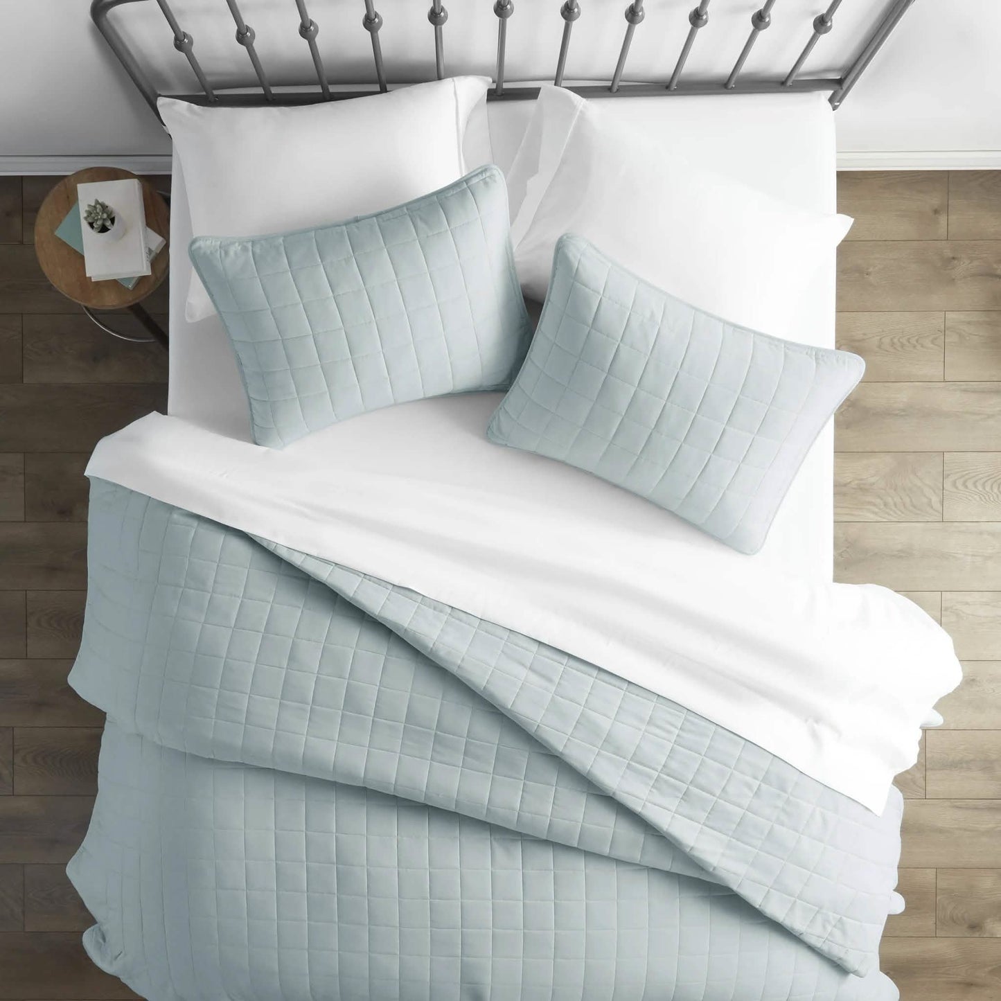 3-Piece: Square Quilted Coverlet Set DailySale