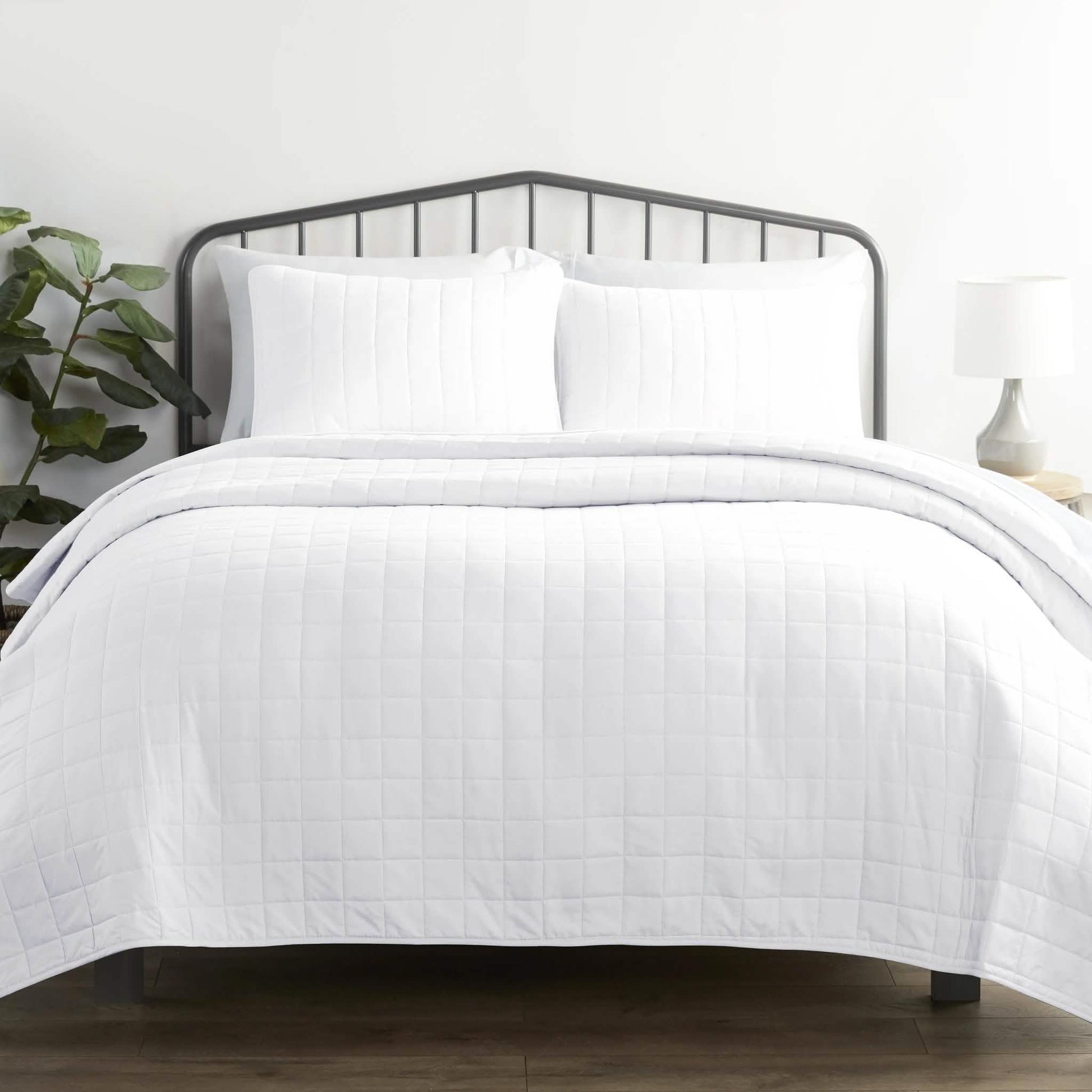 3-Piece: Square Quilted Coverlet Set DailySale