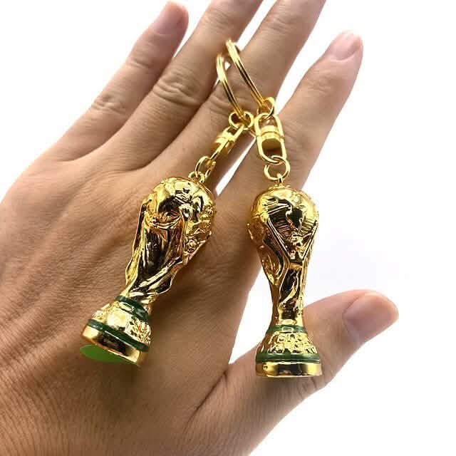 3-Pieces: Keychain Small Pendant Mascot Emblem 2022 Qatar World Cup DailySale