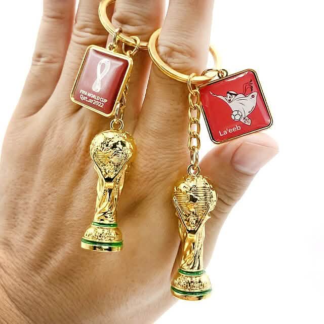 3-Pieces: Keychain Small Pendant Mascot Emblem 2022 Qatar World Cup DailySale
