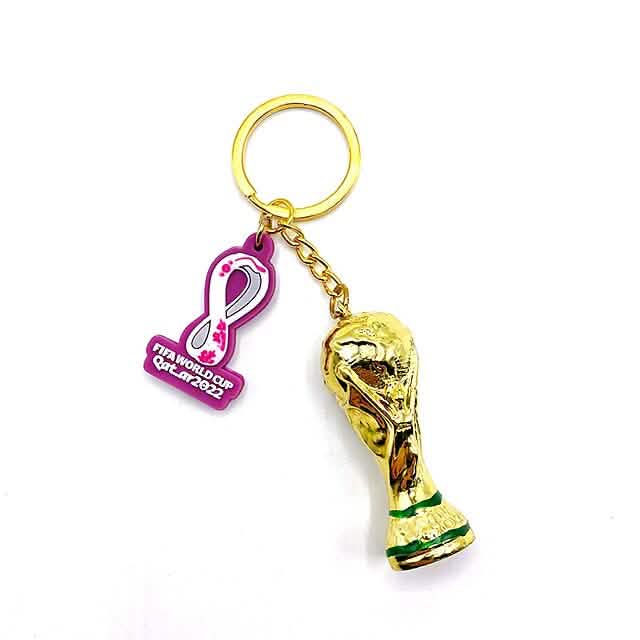 3-Pieces: Keychain Small Pendant Mascot Emblem 2022 Qatar World Cup DailySale