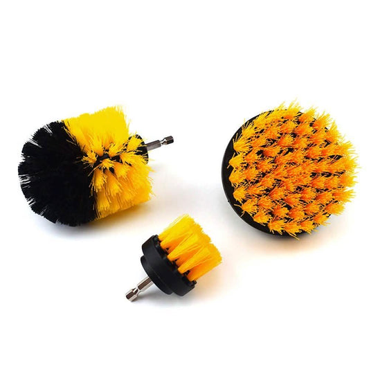 3-Pieces Set: Power Scrubber Brush Set Drill Scrubber Cleaning Brush DailySale