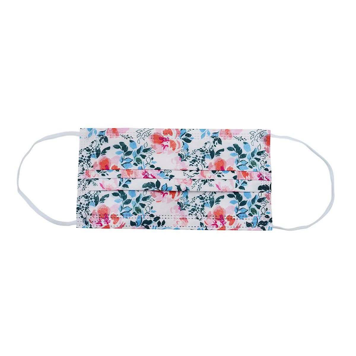 3-Ply Disposable Floral Mask DailySale