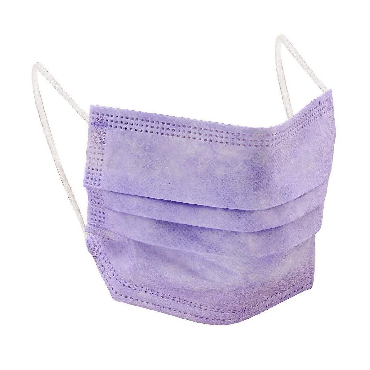 3-Ply Disposable Purple Mask DailySale