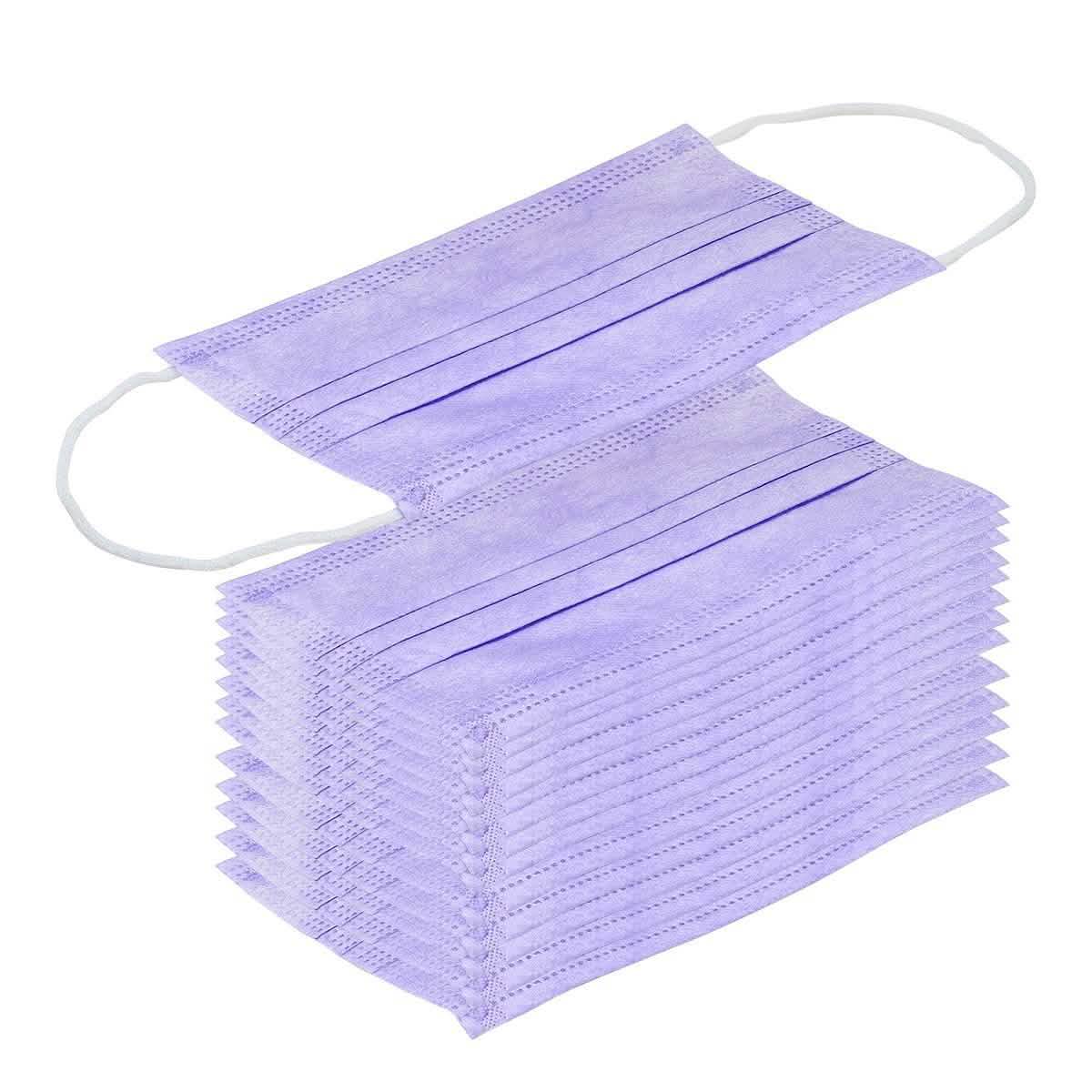 3-Ply Disposable Purple Mask DailySale