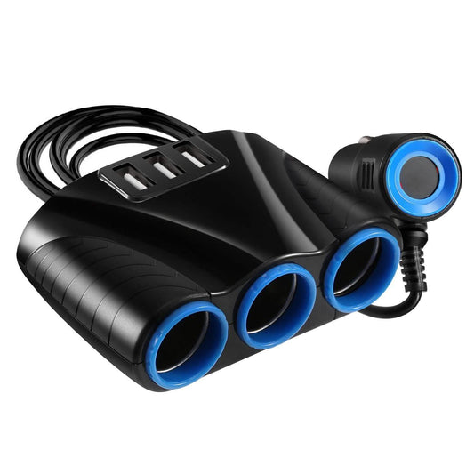 3-Socket Car Cigarette Lighter Splitter DailySale