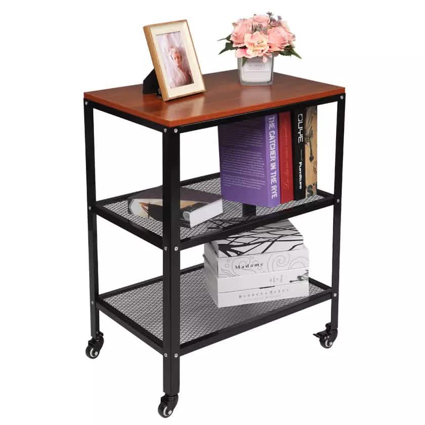 3-Tier Kitchen Microwave Cart Standing Bakers Rack Storage Cart DailySale