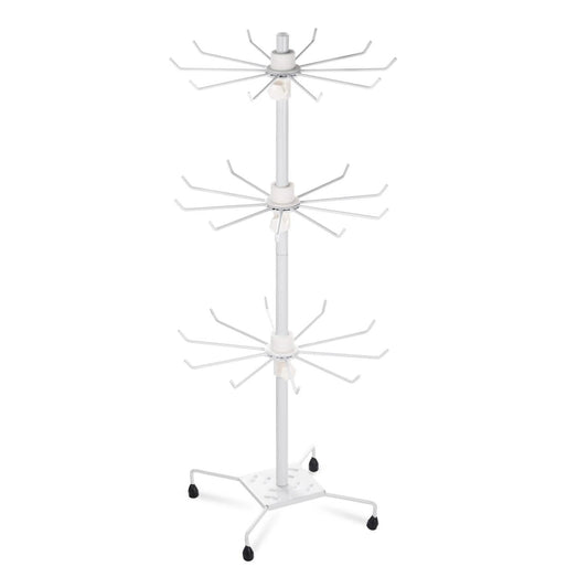 3-Tier Metal Jewelry Rack 30-Hook Necklaces Bracelets Display Stand DailySale