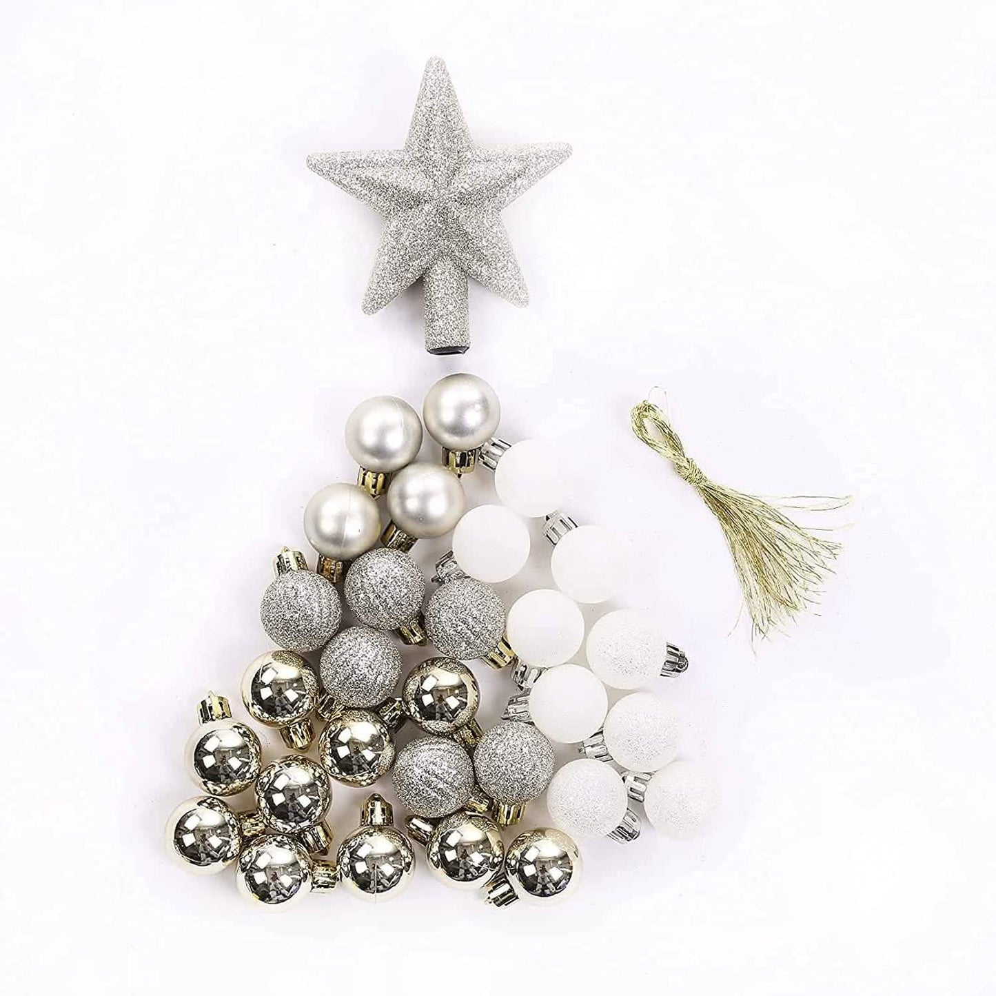 30-Piece: Christmas Balls Ornaments for Xmas Tree DailySale