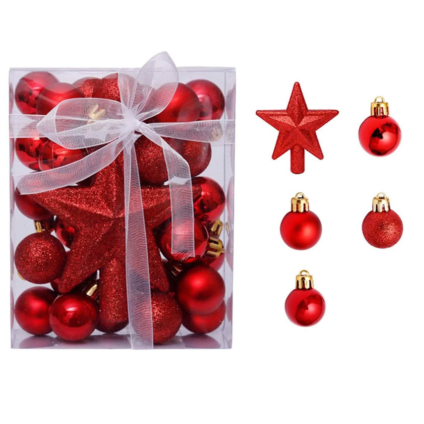 30-Piece: Christmas Balls Ornaments for Xmas Tree DailySale