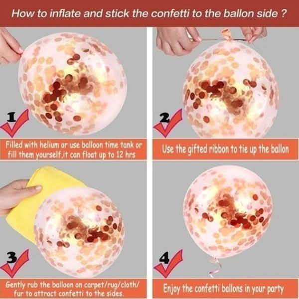 30-Pieces: Colorful Paper Latex Balloon Party Supplies DailySale