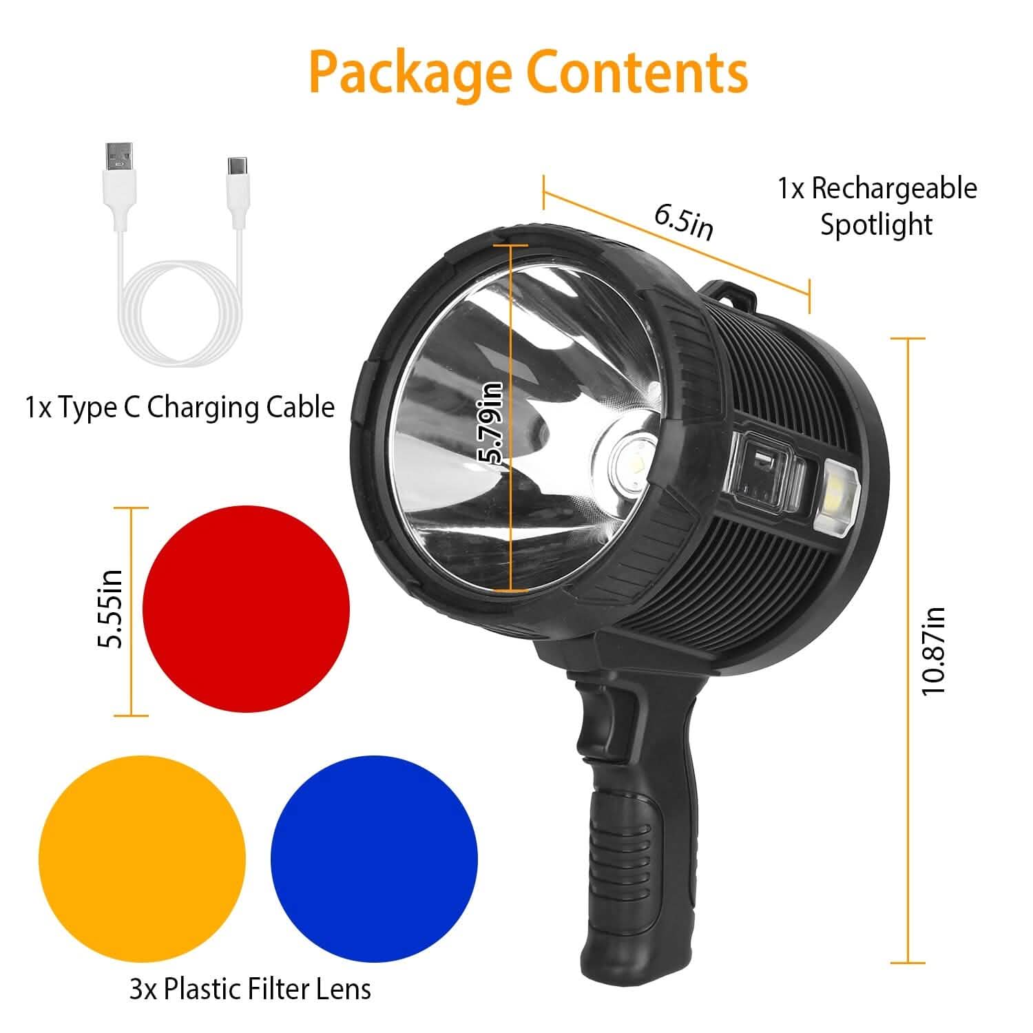 3000LM Rechargeable LED Flashlight DailySale
