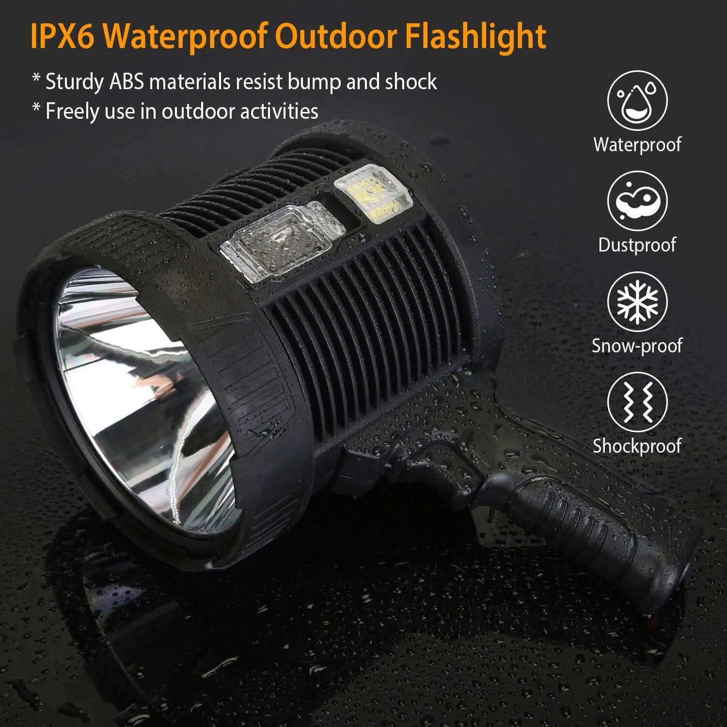 3000LM Rechargeable LED Flashlight DailySale