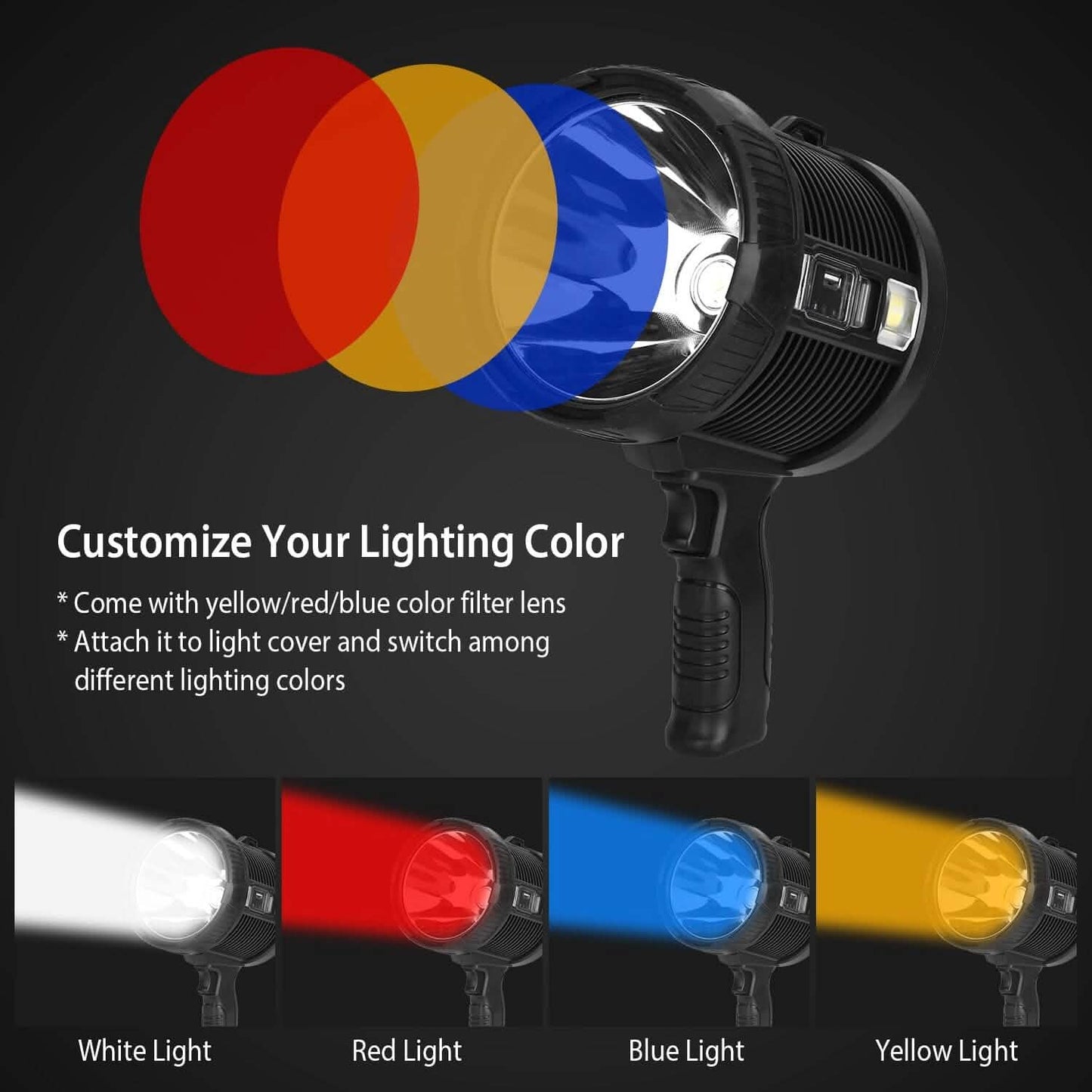 3000LM Rechargeable LED Flashlight DailySale