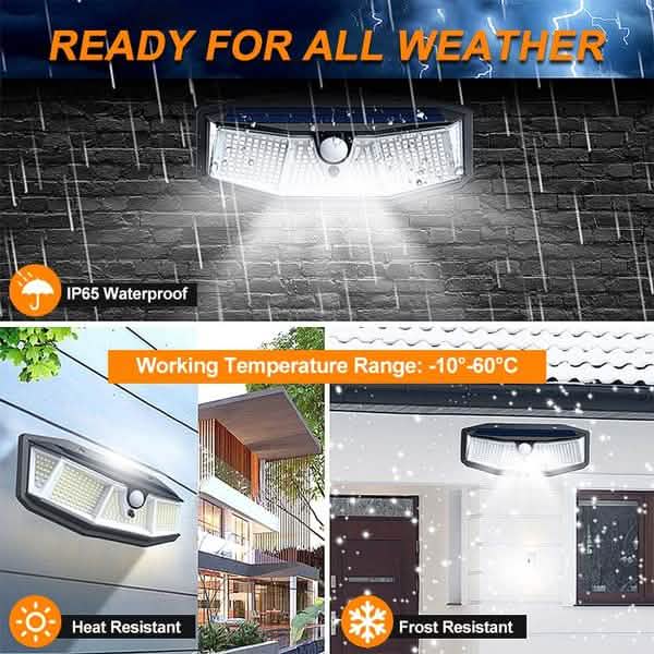 308 LED Solar Outdoor Lights DailySale
