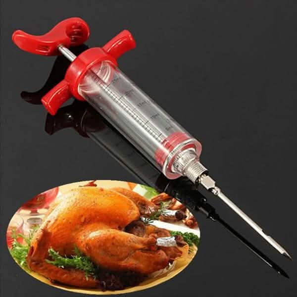 30ml BBQ Meat Marinade Sauce Seasoning Syringe Injector DailySale