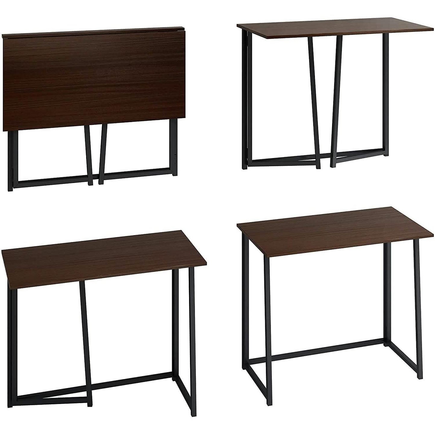 31.5" Small Desk No-Assembly Folding Computer Desk DailySale