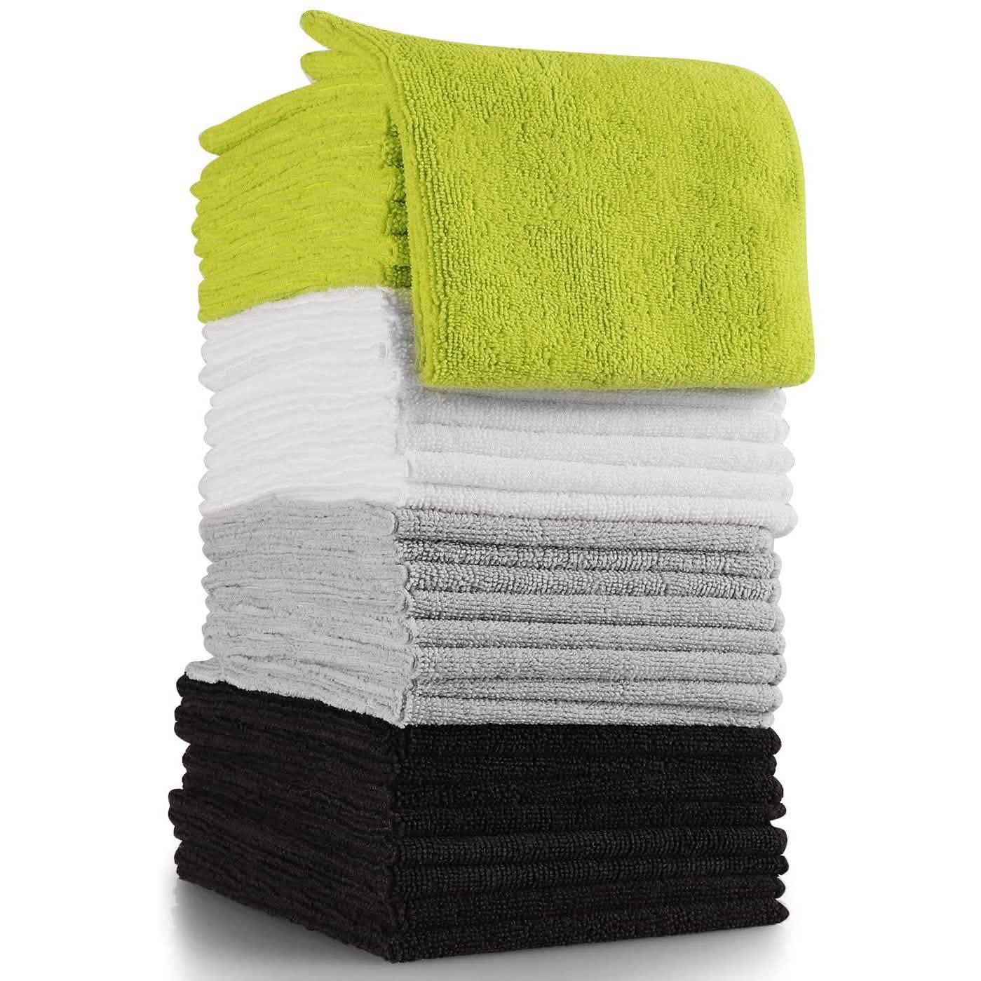 32-Pack: OxGord Microfiber Cleaning Cloth DailySale