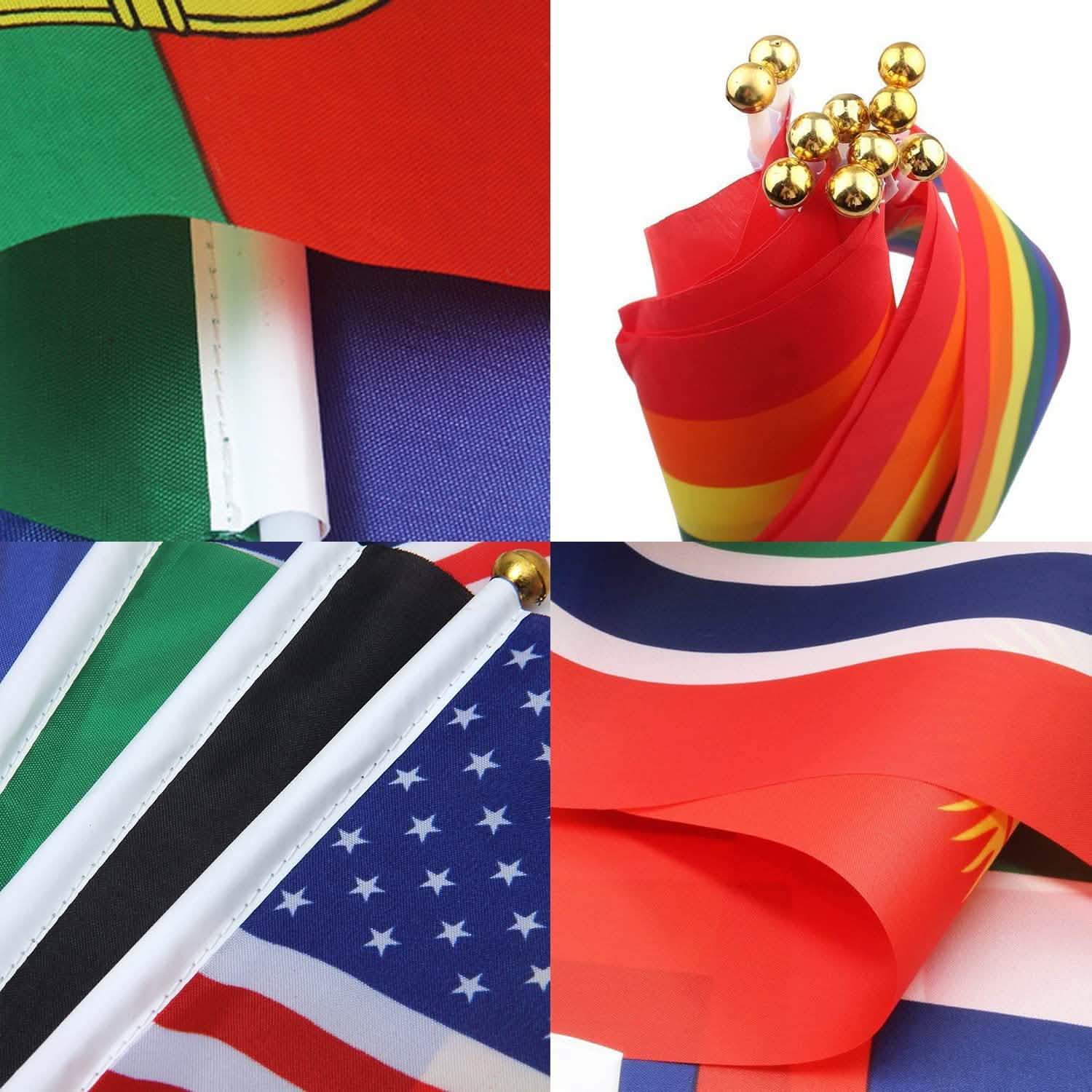 32-Pieces: World Cup 2022 Participating National Teams Flags DailySale