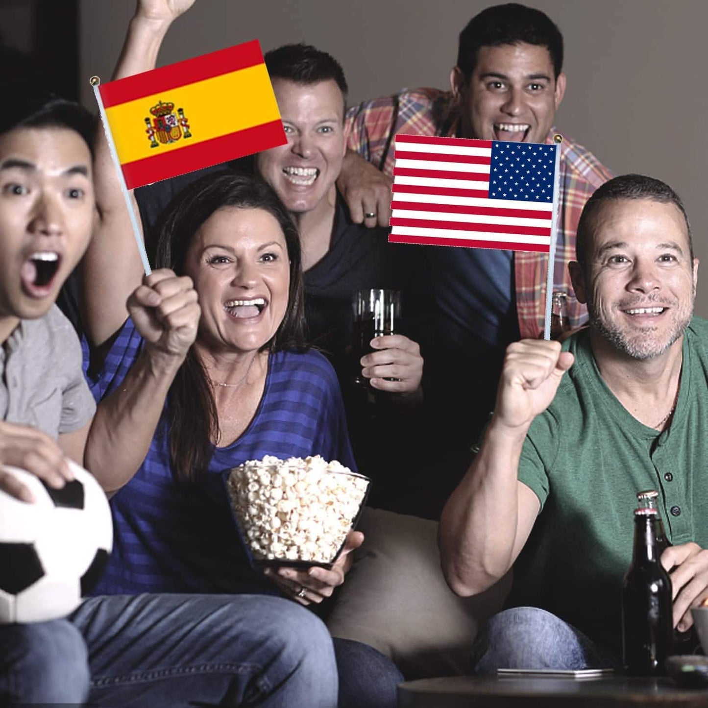 32-Pieces: World Cup 2022 Participating National Teams Flags DailySale