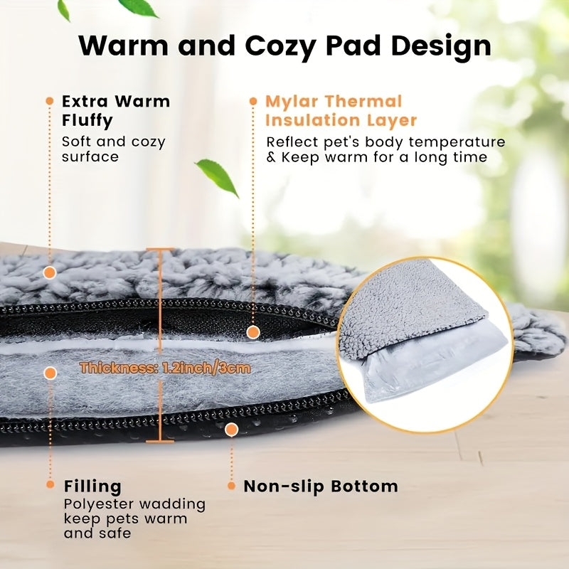 Winter Warming Pet Mattress – Non-Slip, Washable DailySale