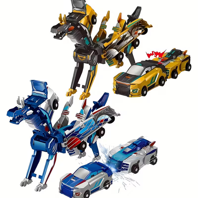Car & Transforming Dinosaur Toy – Crash-Proof Manual DailySale