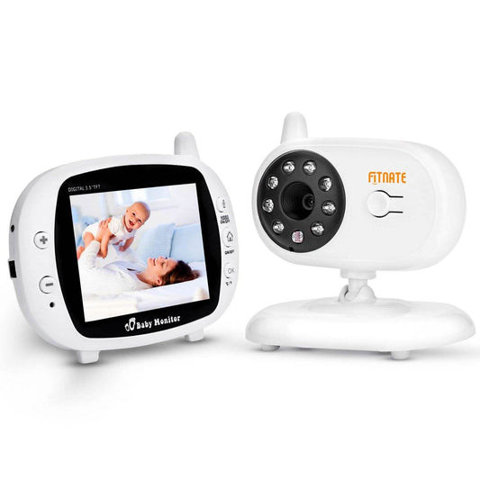 3.5" Audio Video Baby Monitor Wireless Digital Camera Night Vision Safety Viewer DailySale