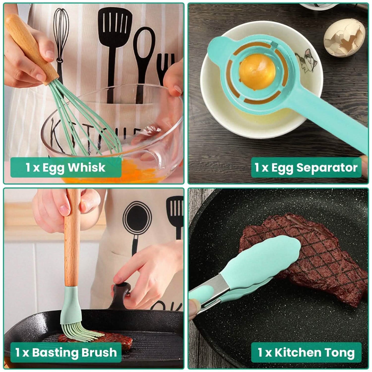 35-Pieces: Kitchen Cooking Utensils Set DailySale