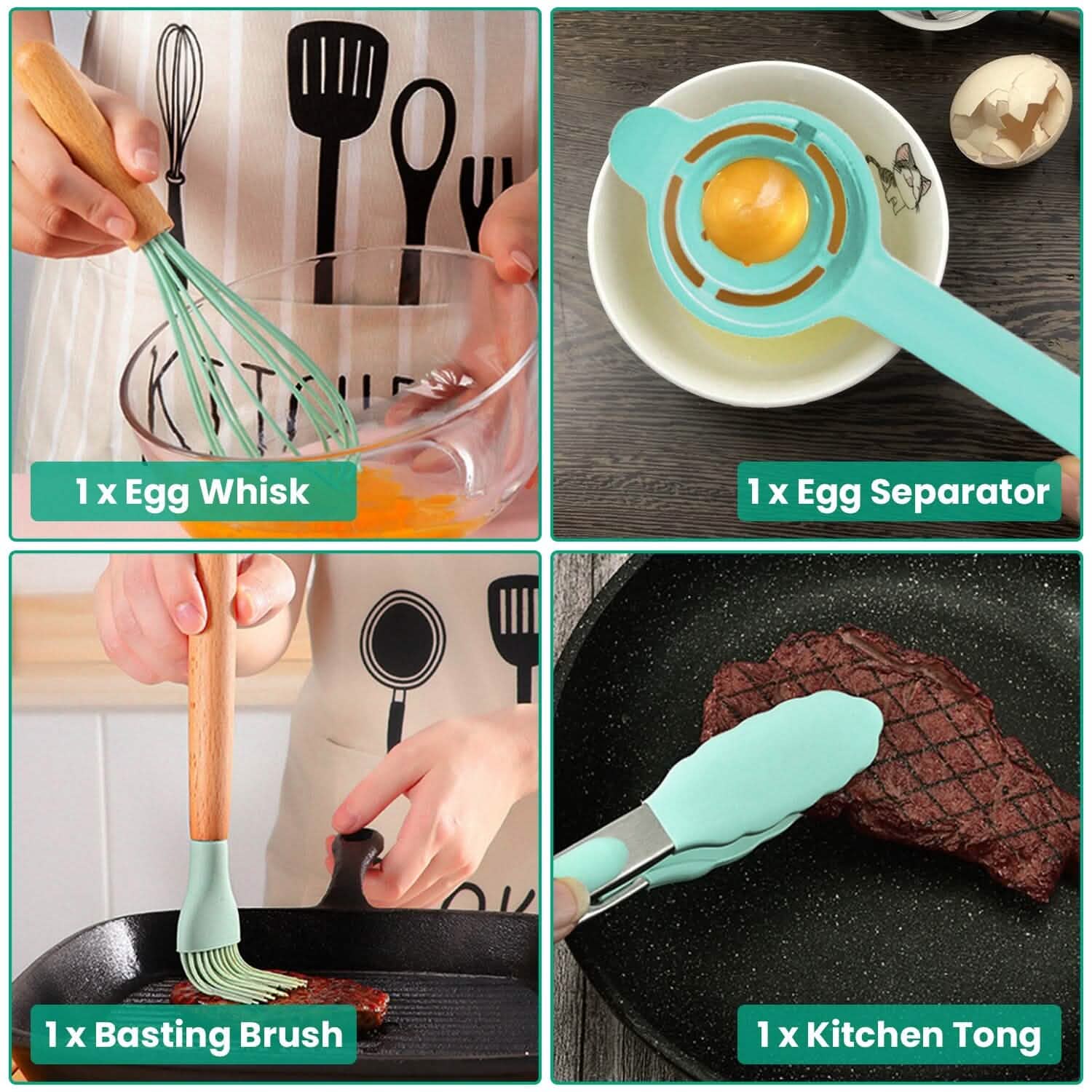 35-Pieces: Kitchen Cooking Utensils Set DailySale