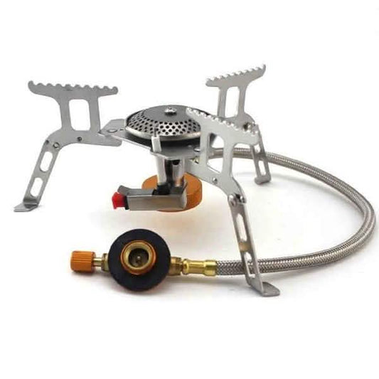 3500W Portable Foldable Outdoor Camping Picnic Gas Burner Steel Stove DailySale