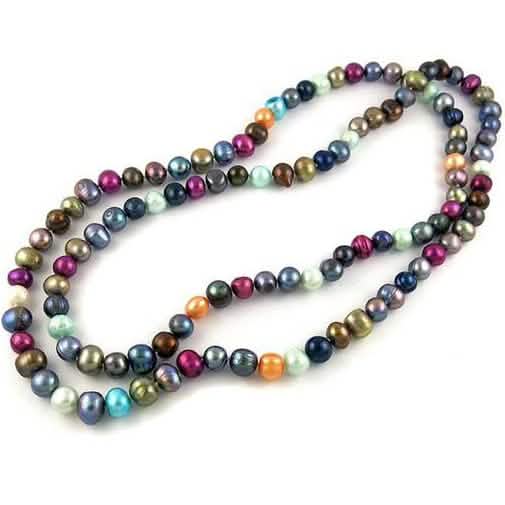 36" Freshwater Pearl Endless Necklace DailySale