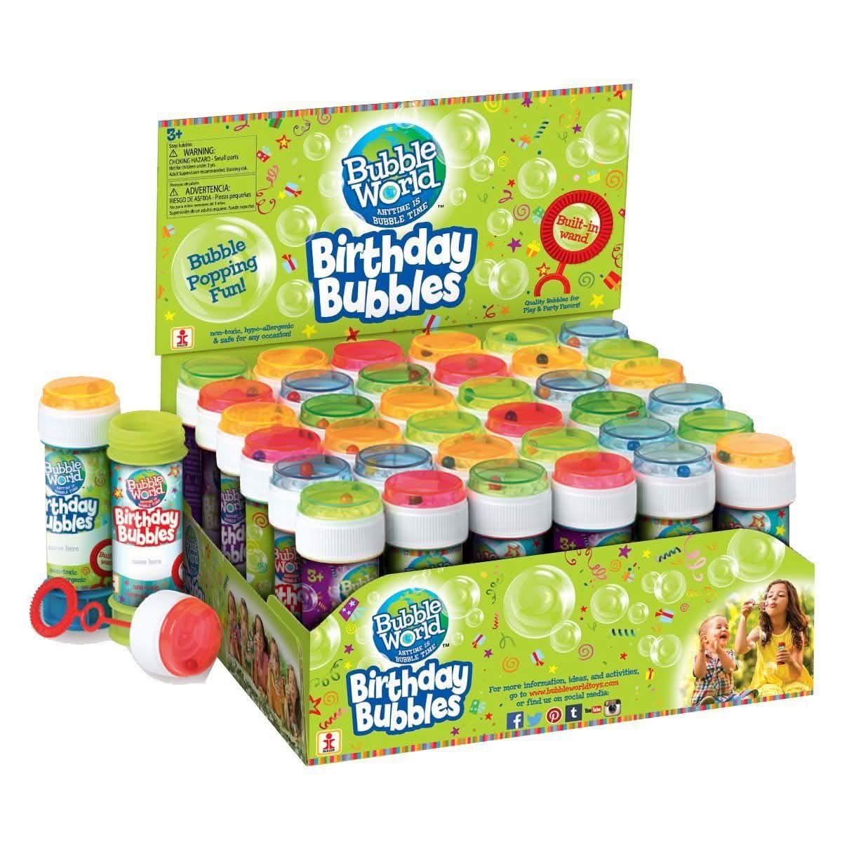 36-Pack: Bubble World Fun Bubble Bottles DailySale