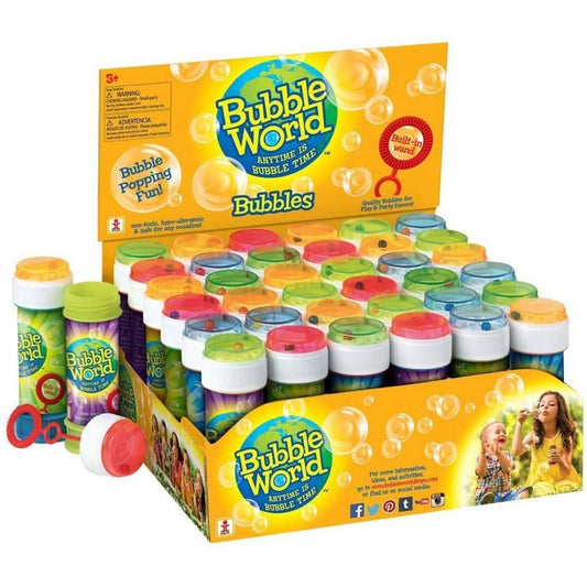 36-Pack: Bubble World Fun Bubble Bottles DailySale