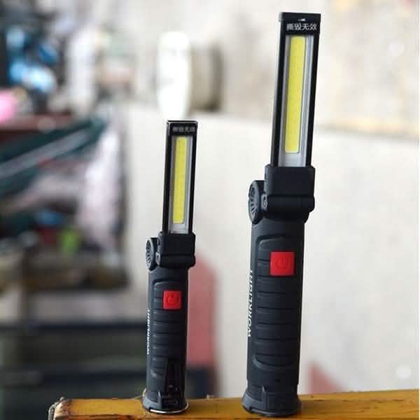 360° Rotation Inspection Lamp LED + COB Flexible Cordless Rechargeable Work Light DailySale